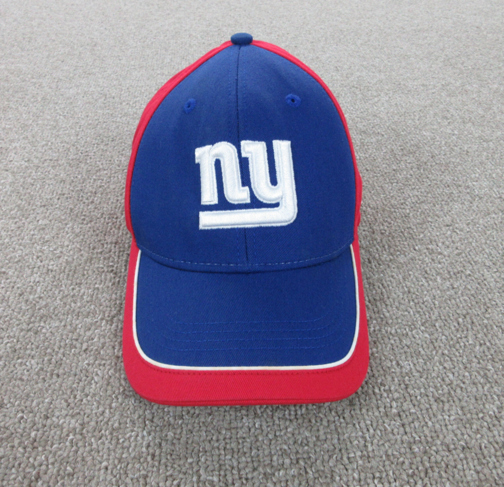 New York Giants Hat Cap Mens Red Blue Embroidered Adjustable Back